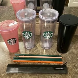 4 - 24Oz STARBUCKS Tumblers